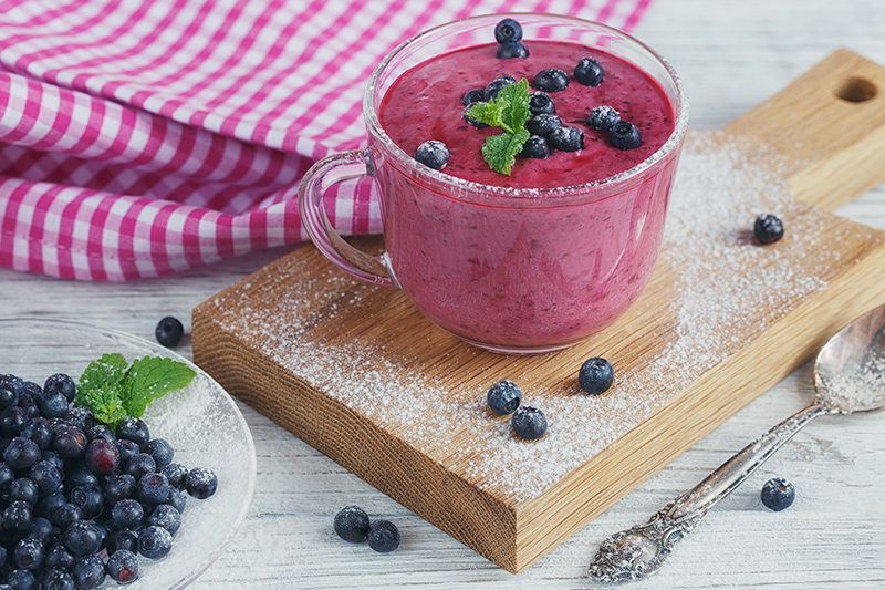 áfonyás smoothie